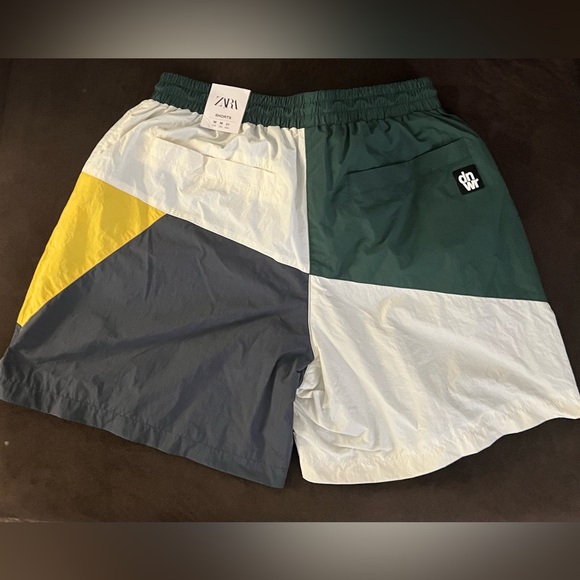 Zara Men’s Size Medium nylon DNWR shorts NWT - Picture 4 of 7